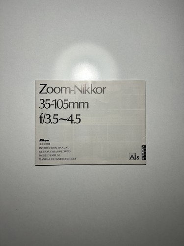 Zoom nikkor 105 mm - nikkor, 35-105
