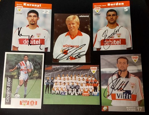 Autogrammkarten konvolut vfb - autogrammkarten,