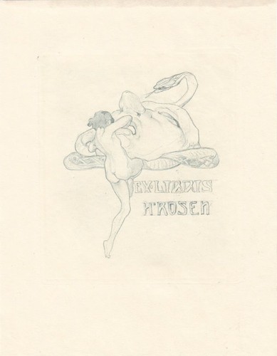 Exlibris bookplate - exlibris,