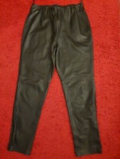 Lederhose Leder leggings Alba Moda Größe 40 schwarz cool