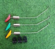 3× Line Dancer-1 Swinger Pendelbissanzeiger Bobbins - Rot / Grün / Orange Carp