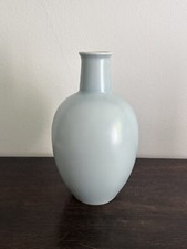SF ARZBERG Vase 1502 Pastell himmelblau Glasur Hermann Gretsch