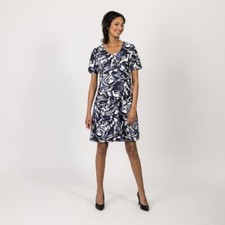 Kleid schwarz 38 40 Damen FASHION NEWS Wende-Kleid mehrfarbig UVP:79€ A51