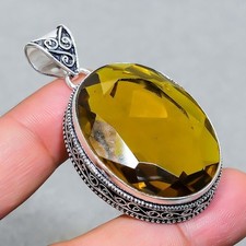 Facettierter Citrin ovale Form