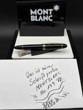MONTBLANC MESISTERSTÜCK Füller No. 149 im sehr schöner Zust. OBB Feder Full Set
