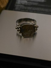 Alter Siegelring Monogramm U/H