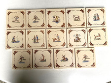 14 Fliesen Kacheln SERVAIS Bonn, alt, Kinder