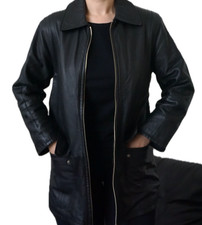 Nappa-Leder Jacke Kurz-Mantel