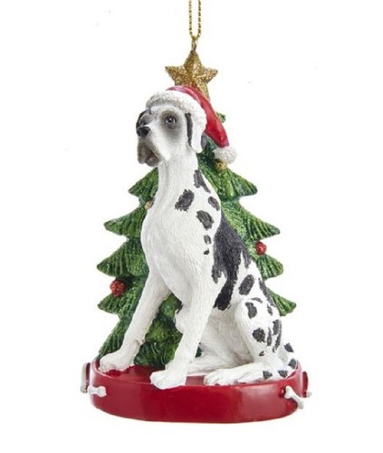 Dänische dogge weihnachtsbaum - dänische,