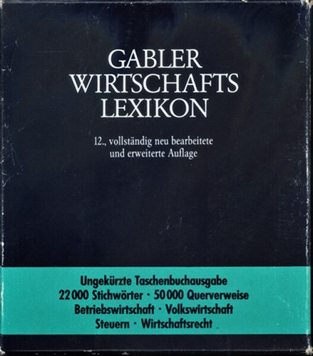 Gablers wirtschaftslexikon - wirtschaftslexikon, 12