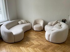 Designer Sofagarnitur 3+2+1