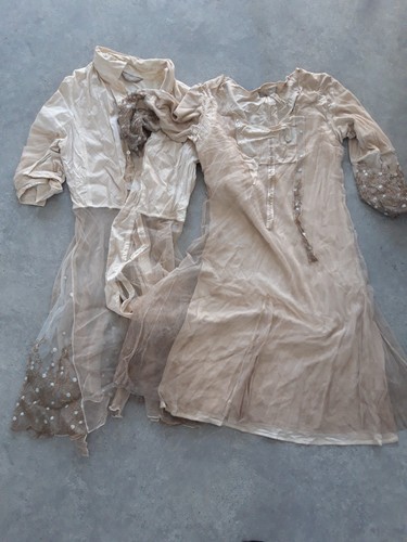 Bottega kleid beige teile - 2,