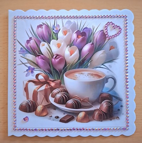 Grusskarte tasse kaffee - , *tasse