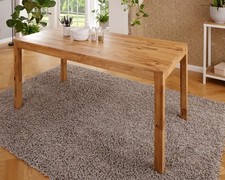 Esstisch Tisch Massivholz 110x70cm Wildeiche Eiche massiv geölt NEU OVP!!!