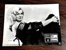 Die Blonde Venus Aushangfoto EA 1958, 29x39,5cm Anita Ekberg, Phil Carey, Karton