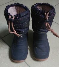 1P Gummistiefel Schuhe Boots Kinder Stiefel Stiefeletten Gr. 26 gefüttert blau