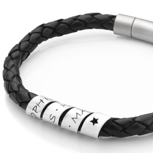 Herren armband gravur loop men - herren,