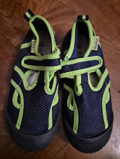 Neu-Playshoes Badeschuhe-Blau Grün Klettverschluss-Größe 26/27-24/25-24-27