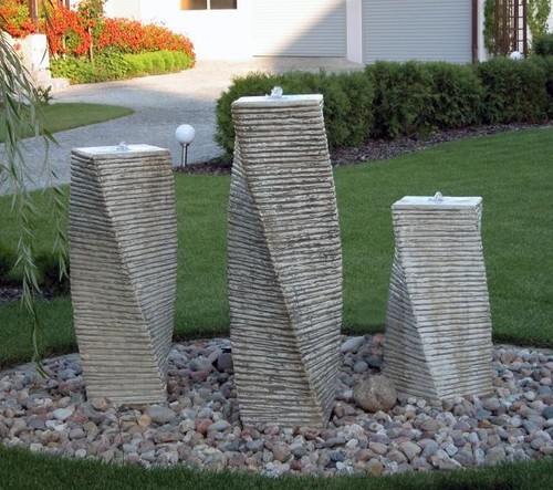 Säulen brunnen x säule - brunnen,