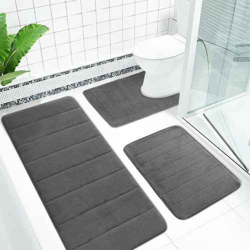 Badematte set teilig aus - set, 3-teilig