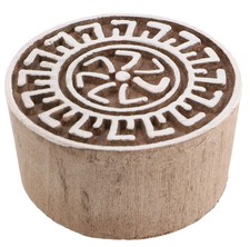 Indischer textilstempel holz - indischer, textilstempel,