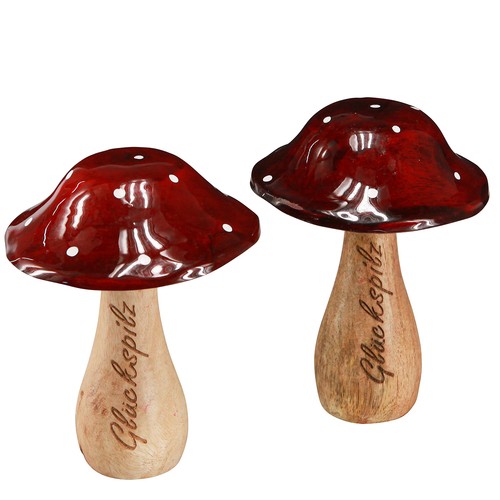 Herbstliche fliegenpilz deko - herbstliche,