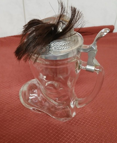 Bierstiefel mit gamsbart - mit,