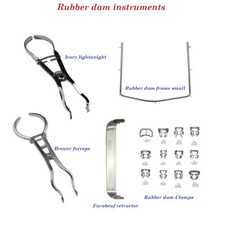 Zahn Gummi Damm Instrumente