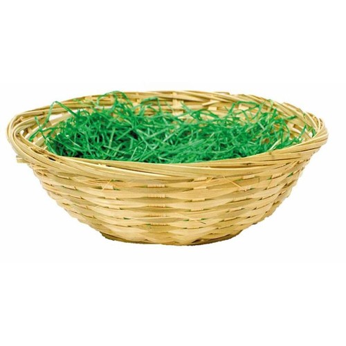 Osterkorb natur mit ostergras - mit,
