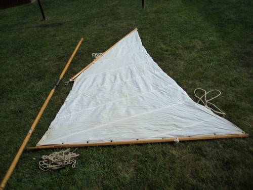 Segel spitzsegel mit mast - mit,
