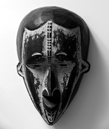 Afrikanische maske aus - maske,