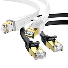Cat 8 Patchkabel Highspeed Netzwerk Flachkabel Internet Ethernet Lan Kabel CAT 8