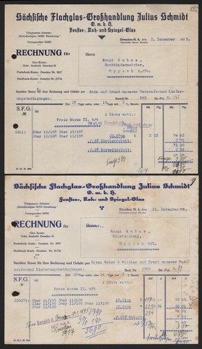 Dresden rechnung 1934 35 - dresden,, 1934/35
