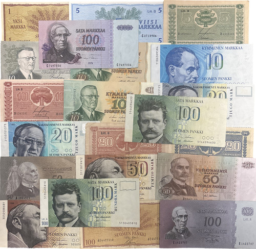 Finnland banknoten stilwahl - finnland,