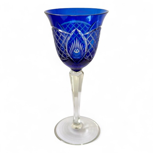 Blauer römer glas weinglas - römer,