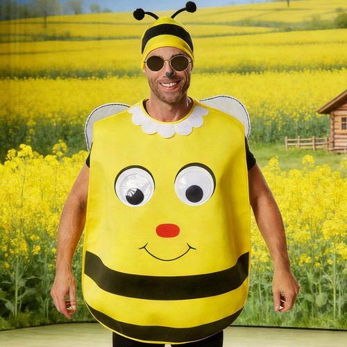 Bienenkostüm mit hut - mit,