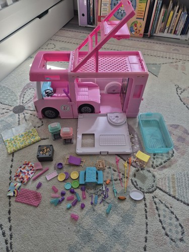 Barbie camper mit zubehör - mit,
