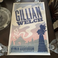 Gillian Welch Concert Poster