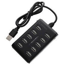 10 Port USB 2.0 Hub für PC