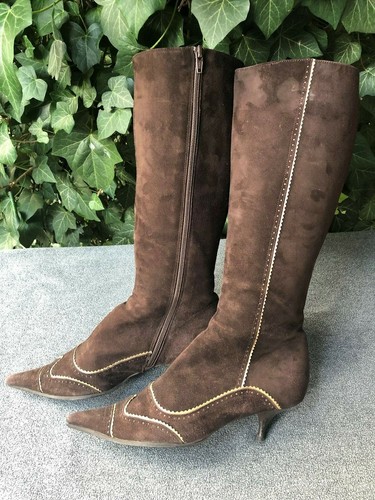 Top leder stiefel - /, schuhe
