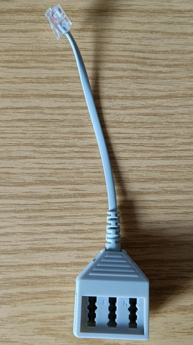 Adapter 6p4c stecker - adapter,