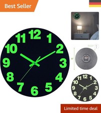 Elegante Nachtlicht-Wanduhr