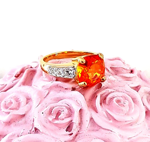 Damen ring 66 - gr., zirkonia