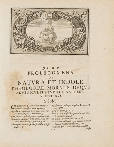 Titelvignette theologiae - titelvignette,,