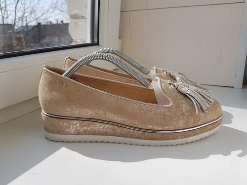 Women nathan loafers - loafers, beige