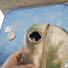 Alter Kleiner Tank Mofa Moped Fräse