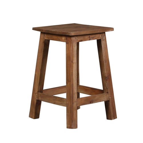 Hocker teak holz massiv - hocker,