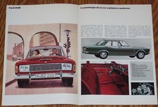 1969 Ford Taunus P6 P7 a 12M 15M 17M 20M Prospekt brochure n P3 P5