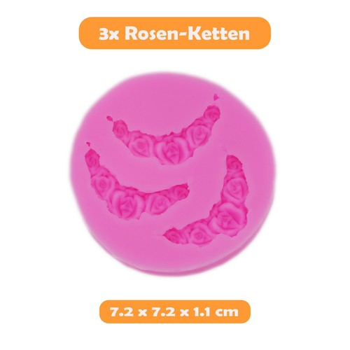 Silikon fondant silikonform - 3d,