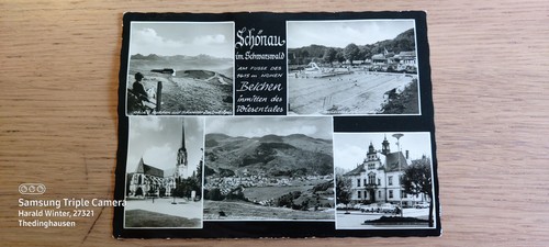 Postkarte schönau schwarzwald - schönau,